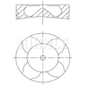 Resim MAHLE 0120700 Piston 84.00 Mm (Std) Opel Vectra B Astra G 2.0 Di 16V 96- X20dtl Y20dtl (WR523742) 
