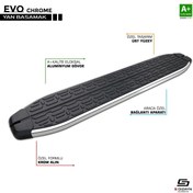 Resim Jeep Renegade Uyumlu Evo Krom Yan Basamak 173 Cm 2014 Üzeri 