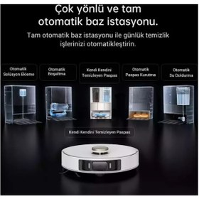 Resim Dreame Ultra 7000Pa Uyumlu Emiş Complete, Otomatik Paspas Yıkama ve Kurutma, Robot Süpürge 