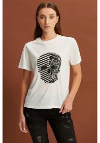 Resim Alexandergardı Baskılı Basic T-shirt B22-385a 001 
