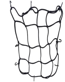 Resim Bağaj Lastiği File 8 Kancalı Siyah 45x45 6 Mm 2 Adet 