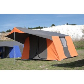 Resim 2 Odalı Kamp Çadırı Asorti Çok Renkli 