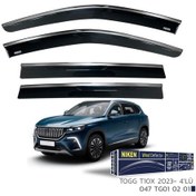 Resim TOGG T10X Niken Kromlu Cam Rüzgarlığı 4lü Set 2023 ve Üstü 