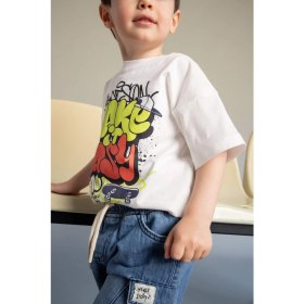 Resim DeFacto Kaykay Baskılı Tişört Erkek Bebek G9919A526SM 