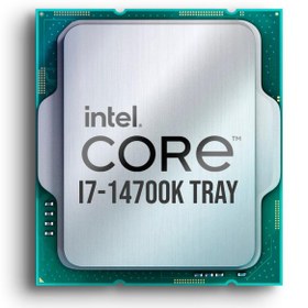 Resim INTEL i7-14700K 20 Core, 3.40Ghz, 33Mb, 253W, LGA1700, 14.Nesil, Tray, (Dahili Grafik VAR, Fan YOK) 