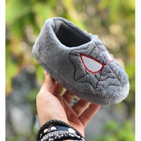 Resim Mychild Spiderman Figürlü Çocuk Panduf ,ev Ayakkabısı , Kaydırmaz Taban Panduf , Anaokulu Kreş Ayakkabısı,warm 