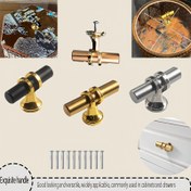 Resim 10 adet Paslanmaz Çelik Dolap Kolları - Çok Renkli Seçenekler, Yeşil Koruyucu Kaplamalı Cilalı Metal Kollar, Gardırop, Mutfak, Banyo ve Mobilya Çekmeceleri için Dayanıklı Korozyona Dirençli 