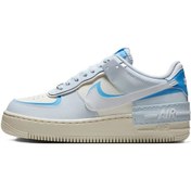 Resim Nike Air Force 1 Shadow Sneaker Unisex Reflektörlü Hakiki Deri Günlük Spor Ayakkabı Mavi Mavi 