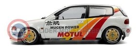 Resim 1:18 Solido 1992 Honda Civic (EG6) Solido Works Mugen Racing White 