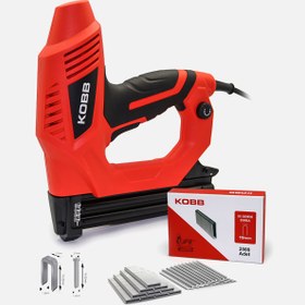 Resim Kobb KBZ90 15-25mm Zımba ve 15-32mm Profesyonel Çivi Çakma Makinesi-3000 adet Yedek Zımba ve Çivi 