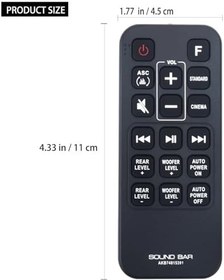 Resim Allimity AKB74815391 LG SoundBar Sistemi SJ4R SJ4Y SJ4Y-S AKB74815396 AKB74815391 için Yedek Uzaktan Değiştirme 