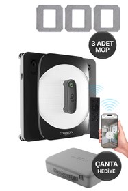 Resim Xenon Smart Elo Akıllı Cam Silme Robotu Uzaktan Kumandalı Ve Mobil App Kontrollü Wi-fi Cam Temizleyici X8681 