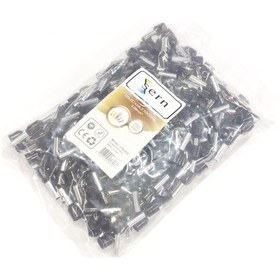 Resim 6 Mm Tek Girişli İzoleli Kablo Yüksüğü Alman Norm Siyah 1 Paket 250 Adet 