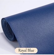 Resim Deri Tamir Yaması Tamir Kiti Kendinden Yapışkanlı Pu Deri Tamir Bandı Kanepe Royal Blue 100x50cm 