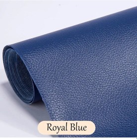 Resim Deri Tamir Yaması Tamir Kiti Kendinden Yapışkanlı Pu Deri Tamir Bandı Kanepe Royal Blue 100x50cm 