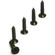 Resim Klips, Menteşe, Ayak Vidası 2,2x7,5mm Çelik - Siyah 100 Adet 