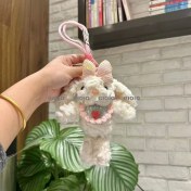 Resim Silver1 Sevimli Renkli Ip Peluş Ayı Kolye El Yapımı Oyuncaklar Küçük Bebek Çanta Çekicilik Sevimli Bebek Cep Telefonu Çekicilik (Yurt Dışından) 