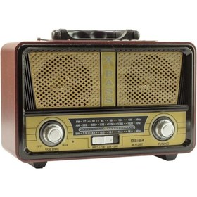 Resim Nostaljik Bluetooth Retro Kumandalı Radyo radyo14 