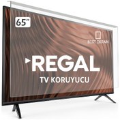 Resim Bestekran Regal Uyumlu 65R858U TV Ekran Koruyucu - Regal Uyumlu 65" İnç Tv Ekran Koruyucu Şeffaf Paneli 