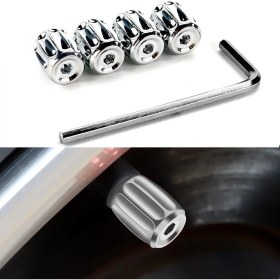 Resim Xiyu Shop C Tipi- Gümüş Tarzı Ar Tekerlek Lastik Valf Kapakları Lastik Jant Kök Kapakları Airdust Otomobiller Için Su Geçirmez Motosikletler Kamyonlar Bisikletler Oto Şekillendirme (Yurt Dışından) 