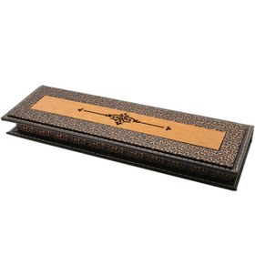 Resim Tesbihane Kahverengi Deri & Ahşap Kombinli Elegance Tesbih Kutusu 