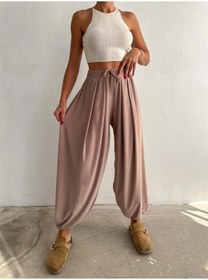 Resim 02Lady Fashion MODAL KUMAŞ YUMUŞAK DOKU ŞALVAR PANTOLON 