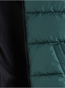 Resim LC Waikiki Yeşil Kapüşonlu Erkek Çocuk Şişme Mont 