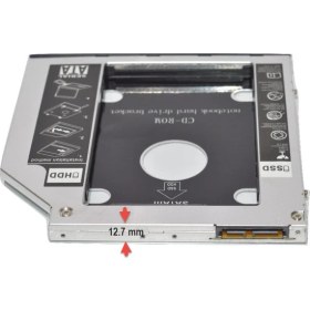 Resim Platoon Sata 12.7 Mm Ssd Harddisk Kutusu Kızak 