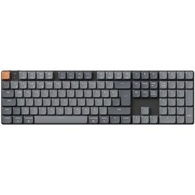 Resim Keychron K5M-H1-TR Max %100 RGB Kırmızı Switch Kablosuz Mekanik Karbon Klavye 