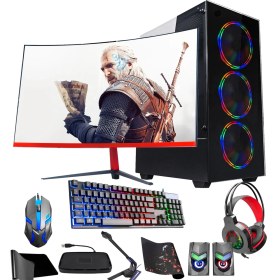 Resim Ramtech Fullforce FF86 I5 6500 16GB Ram 256GB SSD 1tb HDD 4gb GTX1050Tİ 23,6" Oyuncu Masaüstü Bilgisayar 