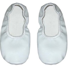 Resim Beyaz Pisipisi Bale Ayakkabısı Bir Beden Büyük Sipariş Veriniz Beyaz 