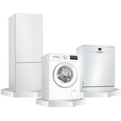 Resim Bosch Üçlü Beyaz Eşya Çeyiz Seti KGN56VWF0N, WGA142X1TR, SMS44DW01T Bosch