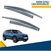 Resim Point Skoda Kodiaq Mügen Cam Rüzgarlığı ( Nikelajlı ) 2017 Sonrası 4 Lü Set 