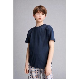 Resim DeFacto Regular Fit Desenli 2'li Pijama Takımı Erkek Çocuk H4112A826HS 