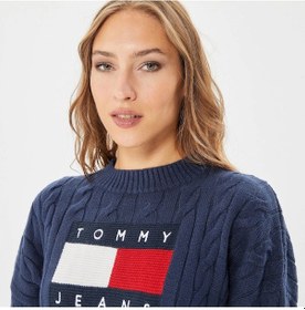 Resim Tommy Hilfiger Tommy Hılfıger Kadın Kazak Dw0dw14261-c87 Dw0dw14261-c87 Lacivert 