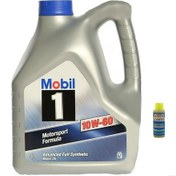 Resim Mobil 1 10W-60 Tam Sentetik Motor Yağı 4 L + Cam Sabunu 