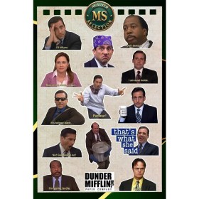 Resim The Temalı Seti 14 Adet - Dunder Mifflin, Meme Laptop & Ajanda 