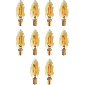 Resim Cata 10 Adet 4 Watt Rustik Led Ampul Ct 4280 