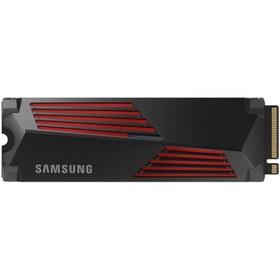 Resim Samsung 1TB 990 PRO w-Heatsink MZ-V9P1T0CW 7450-6900MB-s RGB PCIe NVMe M.2 SSD Disk 