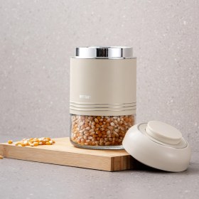 Resim Emsan Moko 650 ml Saklama Kavanozu Ekru 