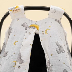 Resim Puset Örtüsü - Tek Taraflı - Gri Tavşan 