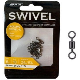 Resim Bkk Rolling Swivel-32 Fırdöndü No:6 10'lu Paket 
