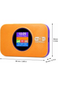Resim Atl Atlantis Taşınabilir Modem Mobil Wifi-5g Lte 3.000MAH Batarya 300MBPS Taşınabilir Router Wifi 6 Destekli Sım Kartlı Hotspotçoklu Kullanıcı Desteği 