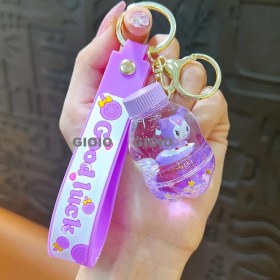 Resim Silver1 Yeni Sevimli Çizgi Film Işıklı Işık Kulomi Büyük Kulak Köpek Hediye Kutusu Anahtarlık Araba Okul Çantası Dıy Kolye Hediye (Yurt Dışından) 