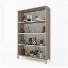 Resim Kenzlife Kitaplık Tuğçe 128 090 020 Crd Ayaklı Mutfak Dolabı Banyo Ofis Ayakkabılık Kiler 