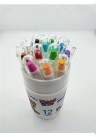 Resim Kraf Kıds Pastel Boya Sılky Crayon 12 Lı Kk500 Çok Renkli 