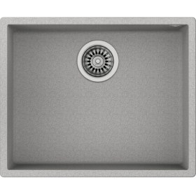 Resim Teka SQUARE 50.40 TG STONE GREY Tezgahaltı Granit Eviye Gri 50 cm 115230021 