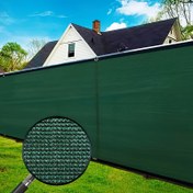 Resim 1 Adet Sağlam Yeşil Gizlilik Ekranı Çiti - Dayanıklı Plastik Rüzgarlık Ağ Örgü, Bahçe, Balkon, Arka Bahçe İçin - Elektriksiz Kullanım, Dış Mekan/Güvenlik Perdesi, Asılabilir Bahçe Geliştirme Malzemesi 
