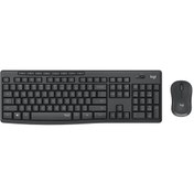 Resim Logıtech Mk295 Q Tr Siyah Kablosuz Klavye+mouse Set 