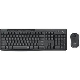 Resim Logıtech Mk295 Q Tr Siyah Kablosuz Klavye+mouse Set 